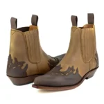 Stivaletti Western bicolore in vera pelle – Botas Calero 0