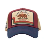 Autentico cappellino da camionista con patch frontale - California 0