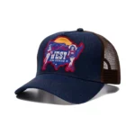 Cappellino Trucker wild wild west King kerosin in look denim 0