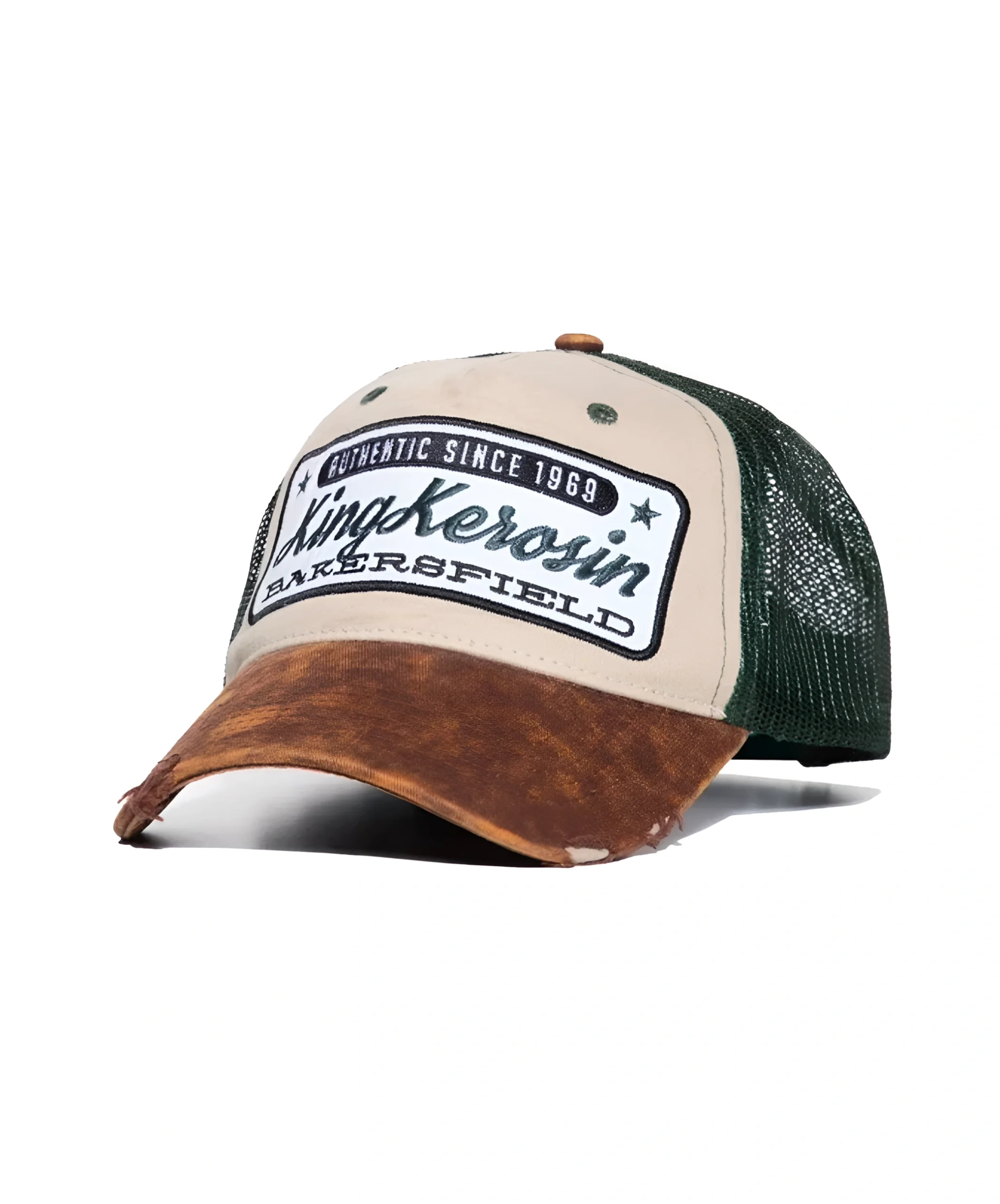 Cappellino trucker in stile usato « Bakersfield » 0