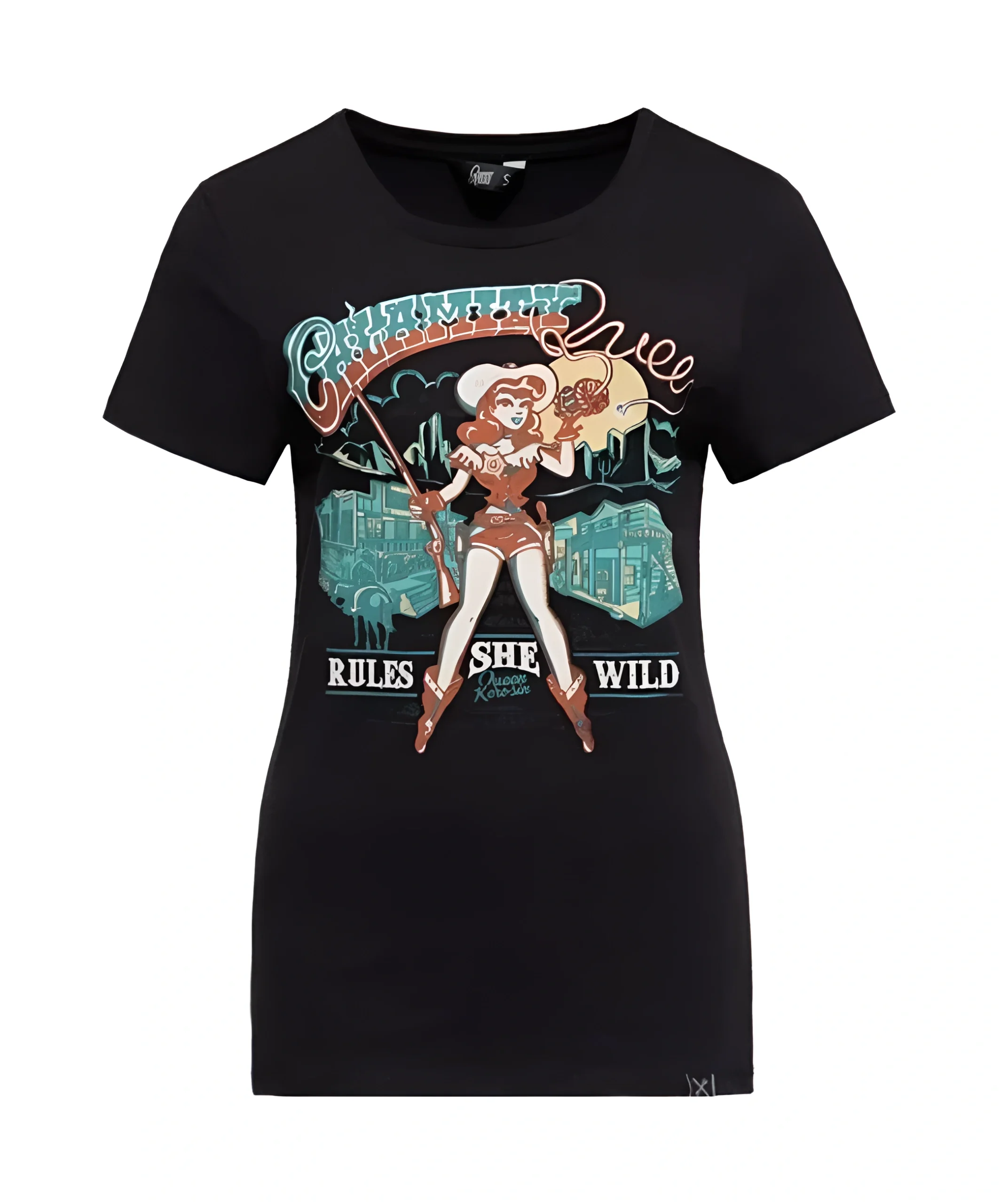 T-shirt con stampa Calamity Queen 0