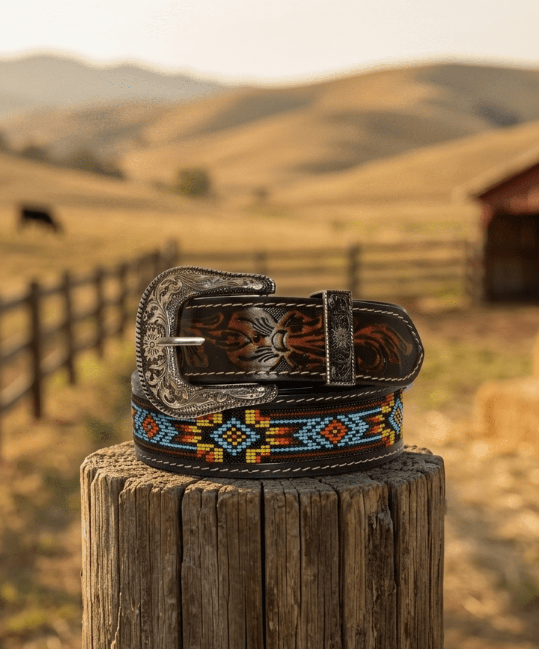 Cintura Donna Myra Pelle Policroma